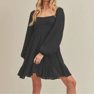 AEMI & Co Black Taya dress
